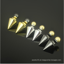 Brincos de pérola de aço inoxidável brincos de moda jóias de ouro brincos (hdx1145)
